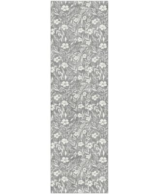 Soft Essentials Machine Washable SE4 2'3"x7'6" Runner Area Rug