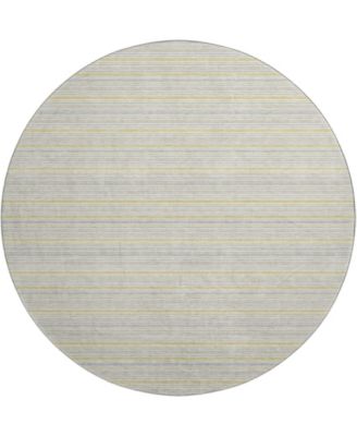 Soft Essentials Machine Washable SE2 8'x8' Round Area Rug