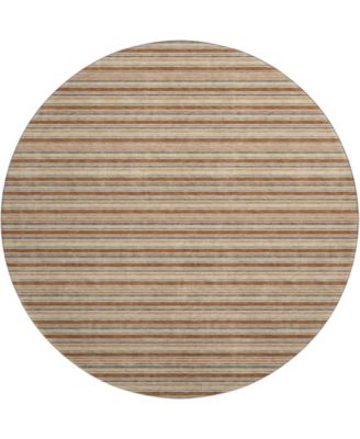 Soft Essentials Machine Washable SE2 8'x8' Round Area Rug