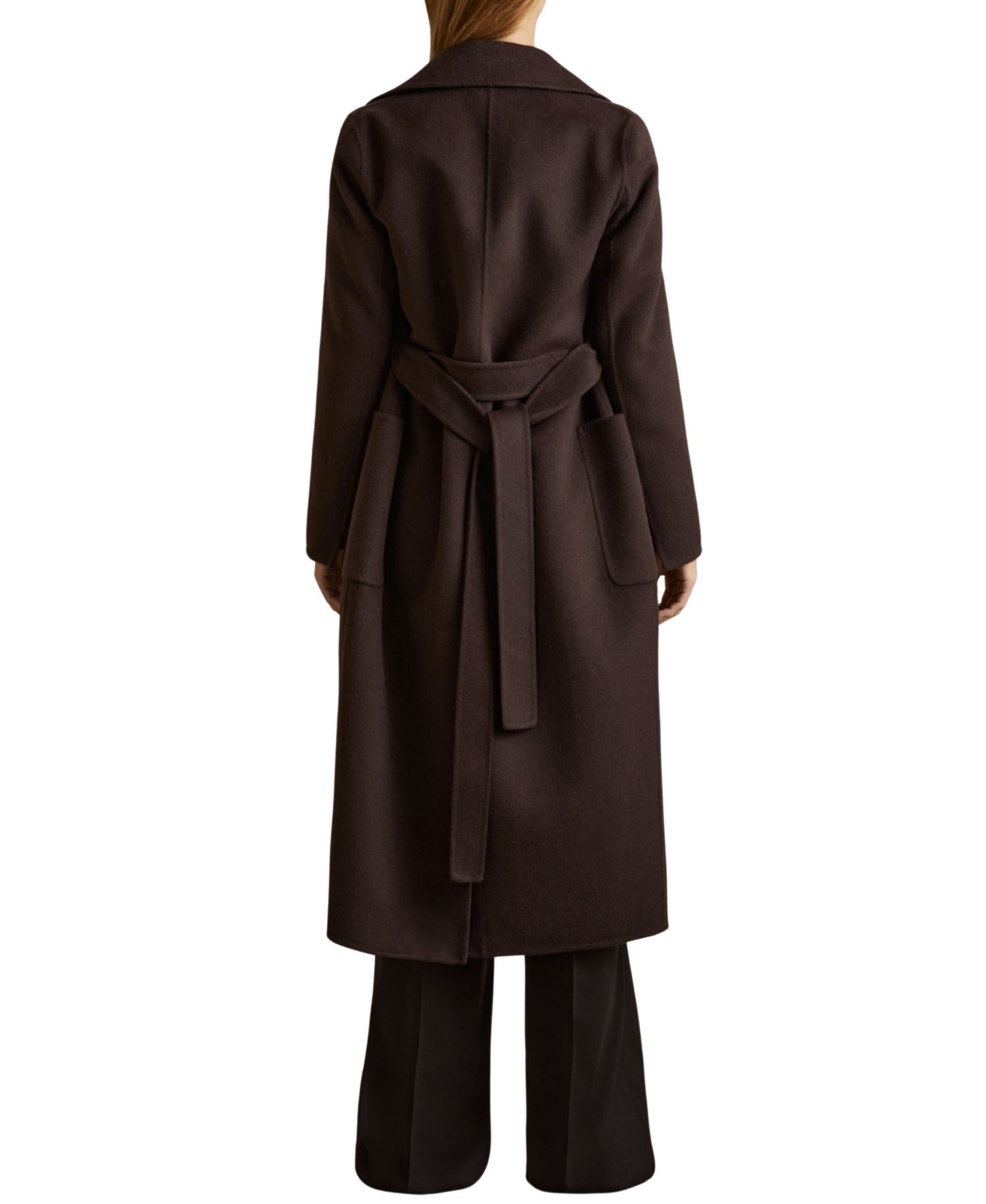 Women's Wool-Blend Double-Breasted Blindseam Coat