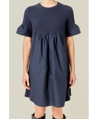 Women's Solid Mini Dress