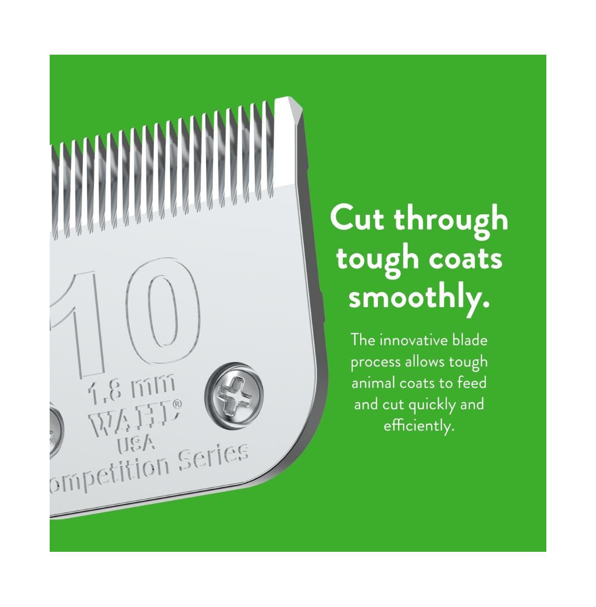 Wahl Professional Animal 10 Medium Competition Series Detachable Blade with 1/16-Inch Cut Length (2358-100)