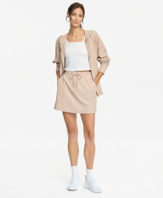 Women's Textured Drawstring Skirt