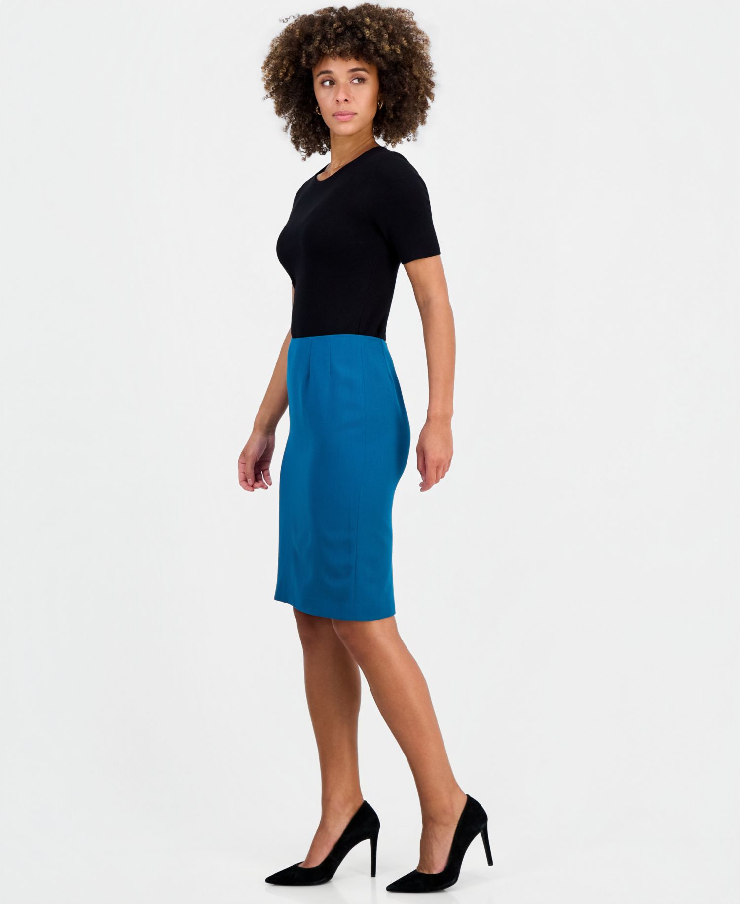 Women's Crepe Pencil Skirt