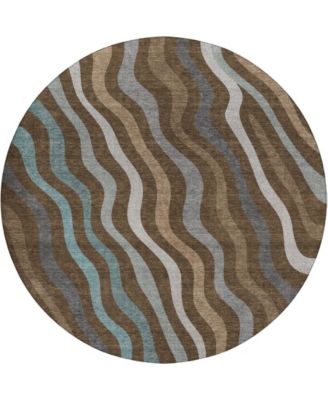 Kenner KN4 8'x8' Round Area Rug
