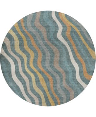 Kenner KN4 8'x8' Round Area Rug