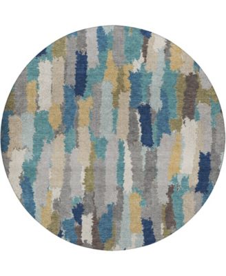 Kenner KN6 8'x8' Round Area Rug