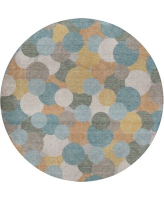 Kenner KN9 8'x8' Round Area Rug