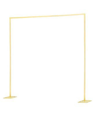 Arch Backdrop Stand 8 x 8 ft Square Metal Wedding Birthday Graduation Holiday Event Decor
