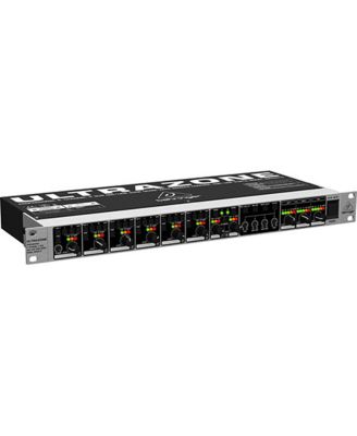 Ultrazone ZMX8210 Professional 8-Channel 3-Bus Mic/Line Zone Mixer with Remote Control and Link Ports