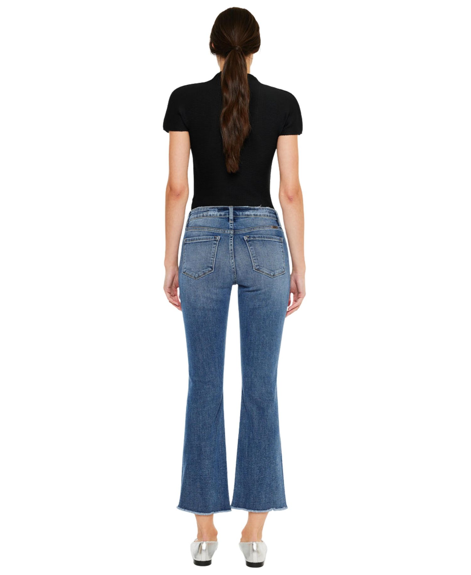 Women's Honey High Rise Cropped Bootcut Jeans