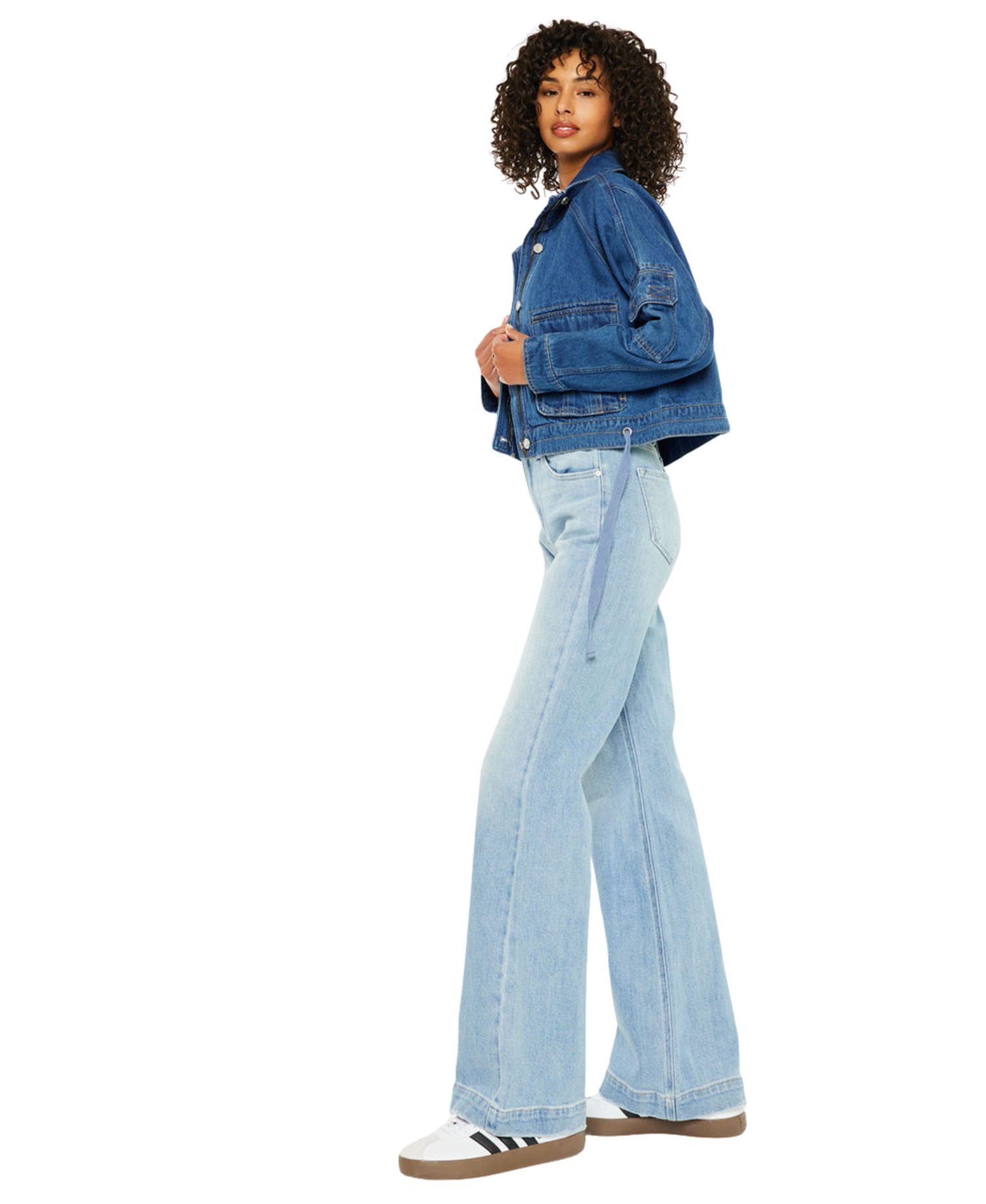 Women's Jailene Denim Windbreaker Jacket