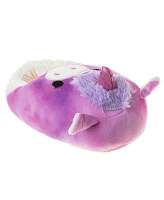 Womens'  Lola the Unicorn Dual Sizes Slippers Ultra Soft Plush Comfort Cozy Warm Indoor Wear Fun Design