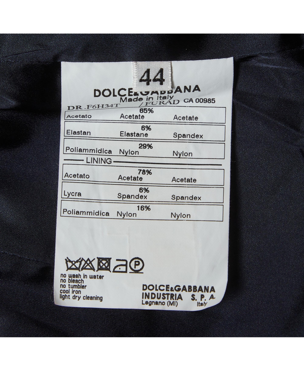 Pre-Owned Dolce & Gabbana Women's Satin Sheath Midi Dress
