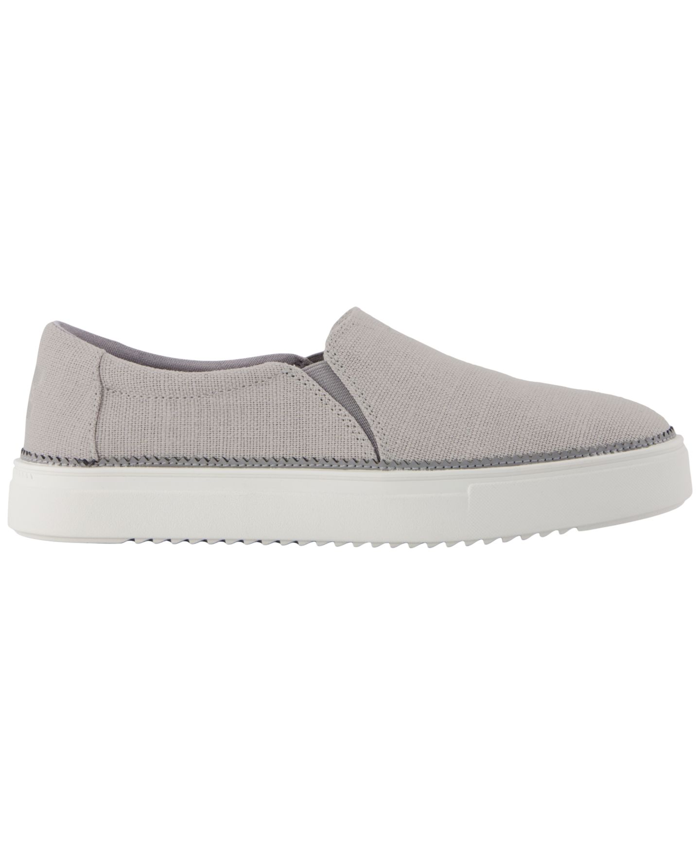 Женские кроссовки TOMS Emily Slip-On, цвет: Серый холщовый — фото 2