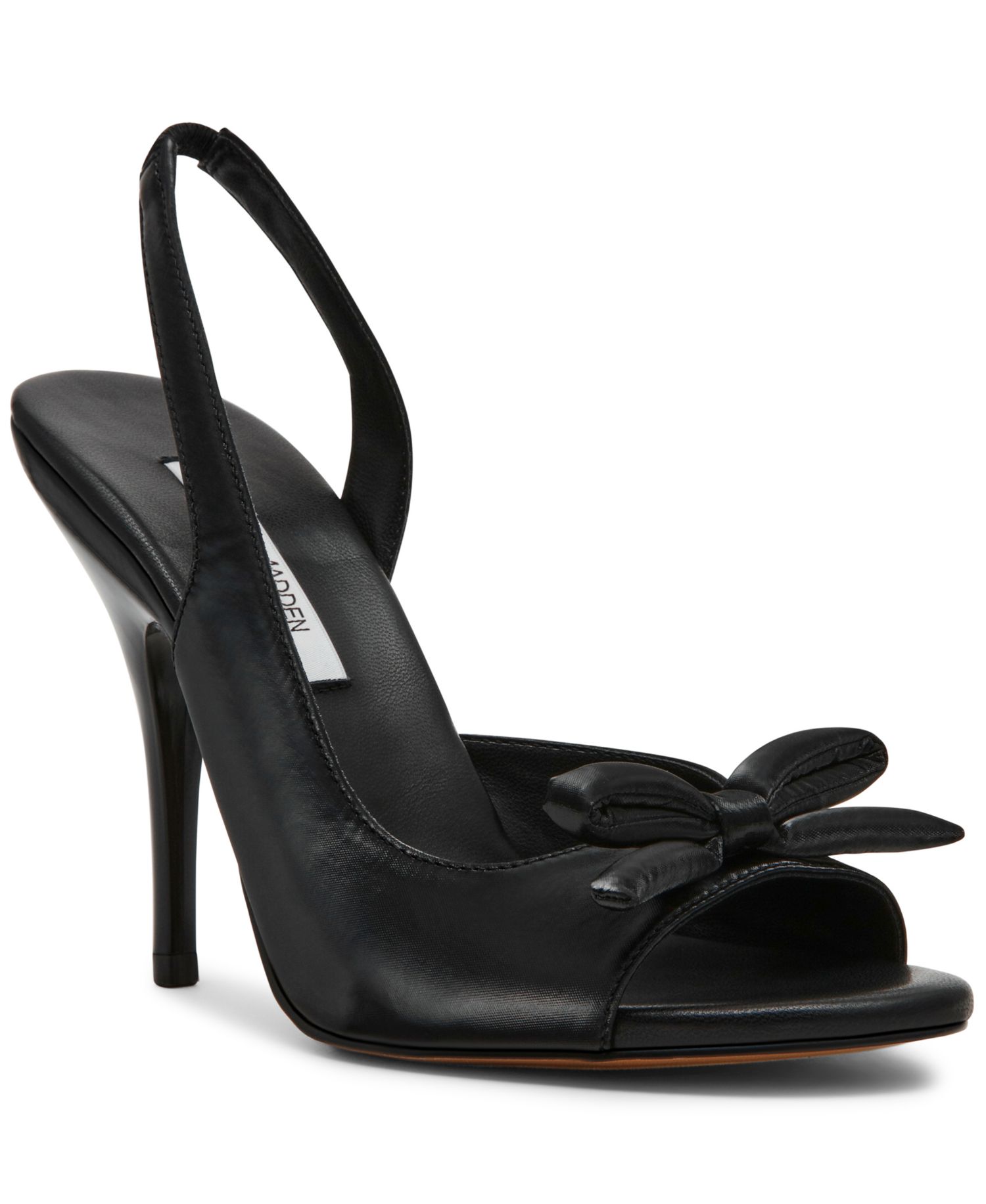 Women's Flounce Slingback Peep-Toe Bow Pumps