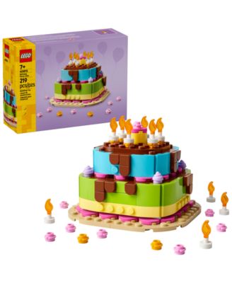 Birthday Party Cake Building Set 40815, 219 Pieces