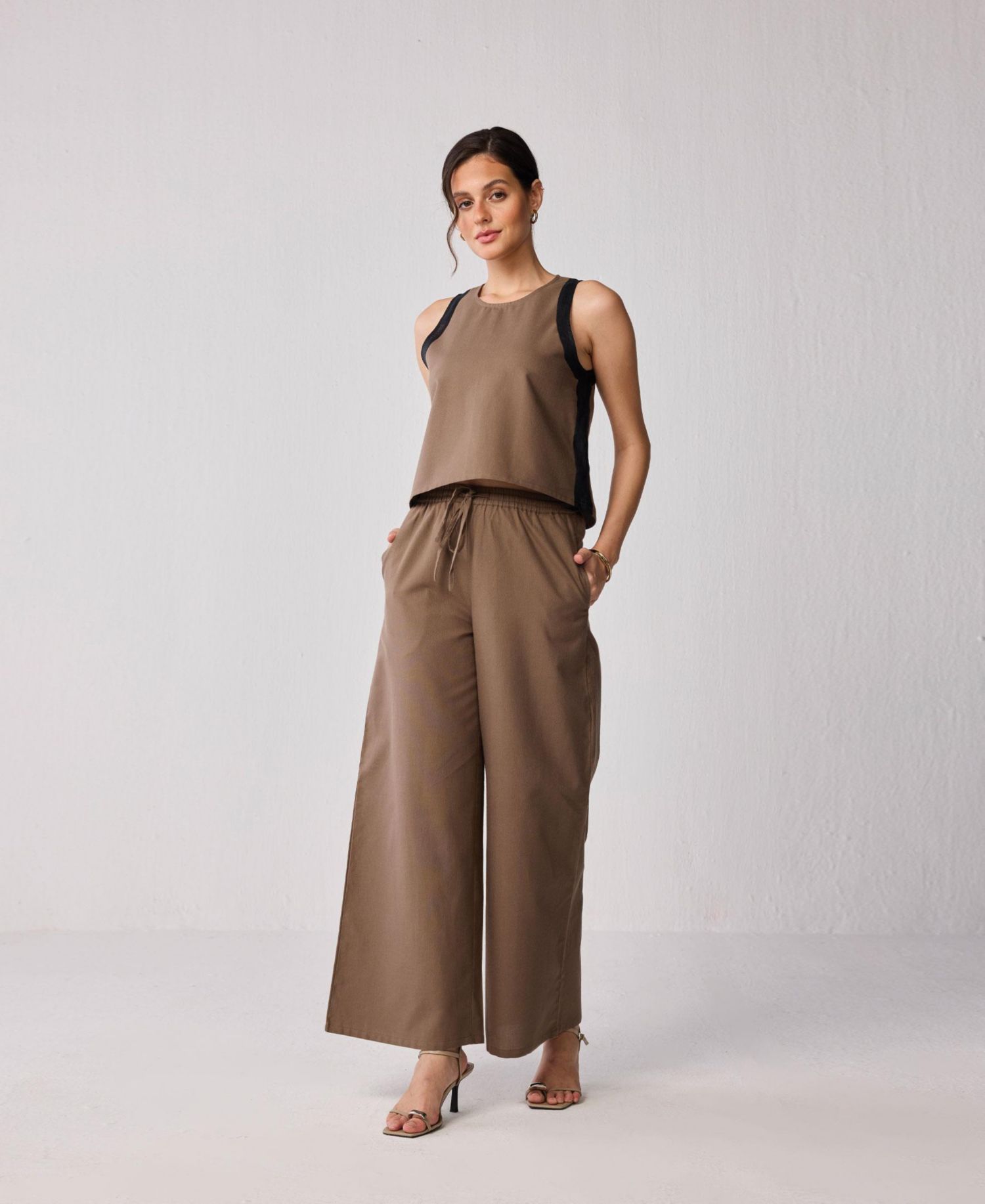 Women's Wide-leg Drawstring Pants
