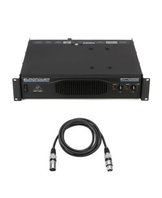 EP4000 4000W Professional Stereo Power Amplifier with XLR Microphone Cable