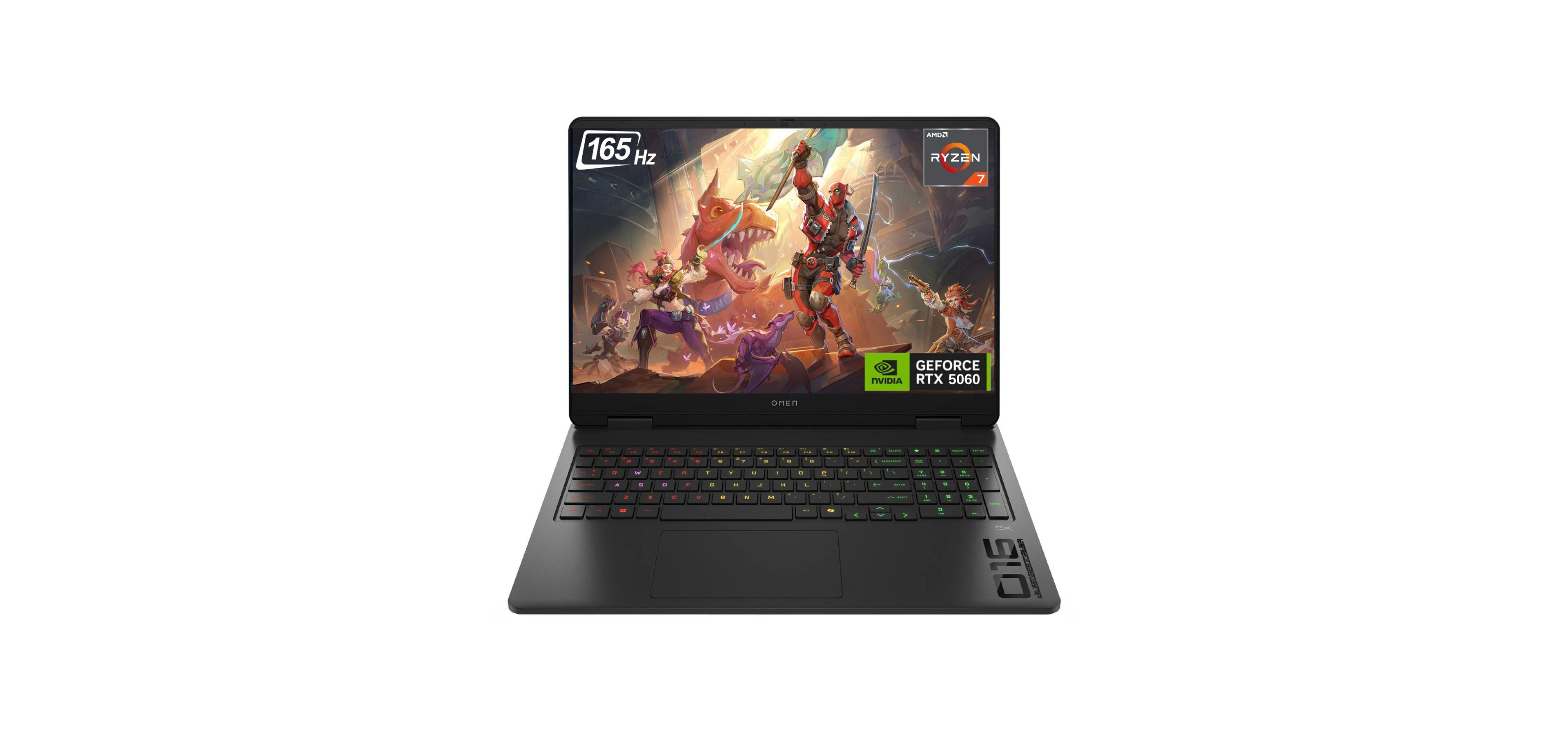 Hp Omen 16" Traditional Laptop Amd Ryzen Ai 7 16GB Ram Nvidia GeForce Rtx 5060 1TB Ssd Storage Windows 11 Home 165Hz