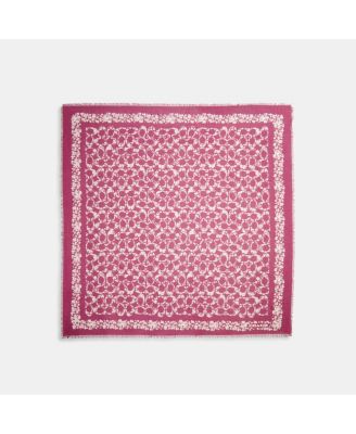 Women's Signature Rose Meadow Print Oversized Square Scarf