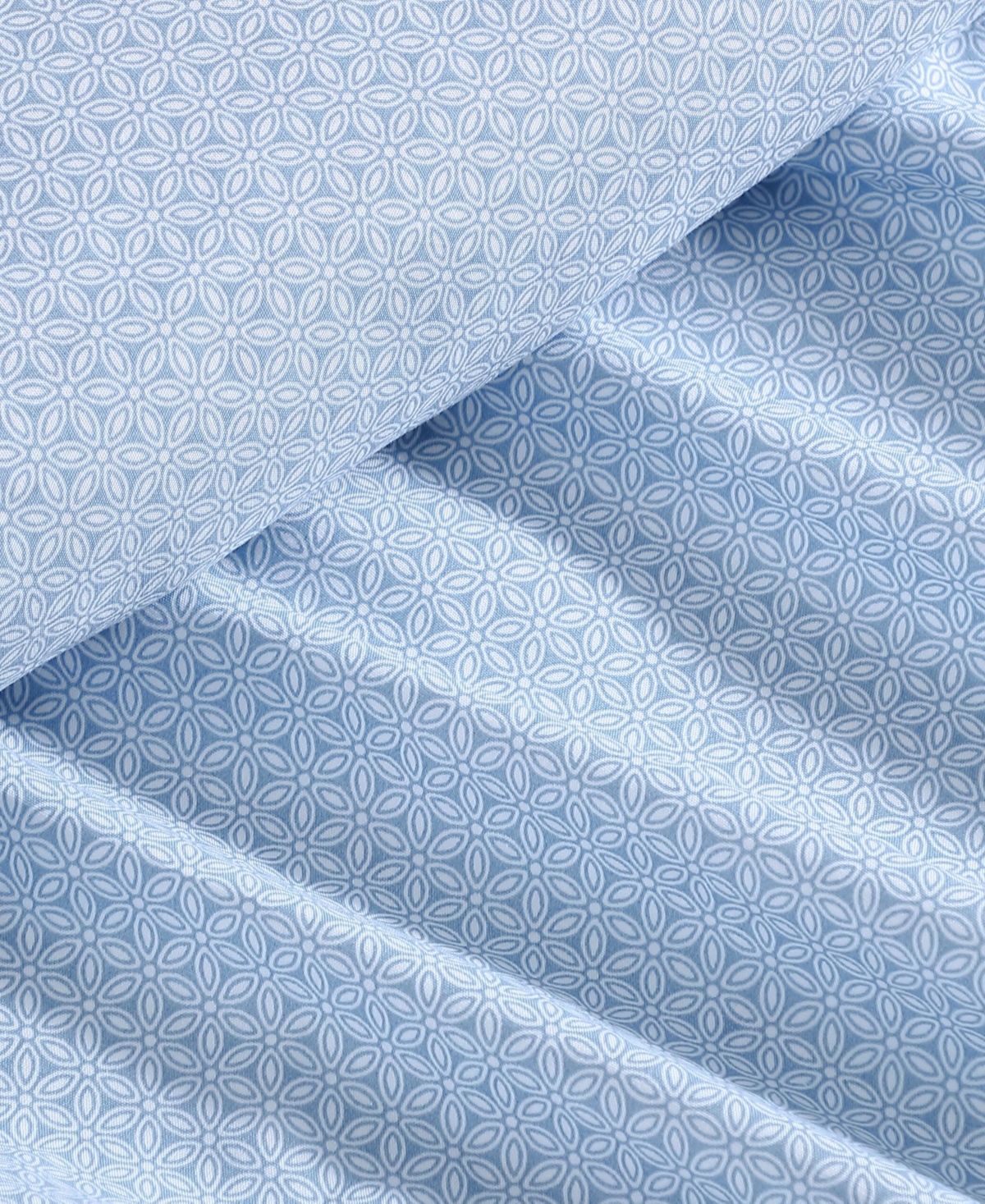 Nautica Geo Floral 200-Thread Count Cotton Percale 4-Pc. Sheet Set