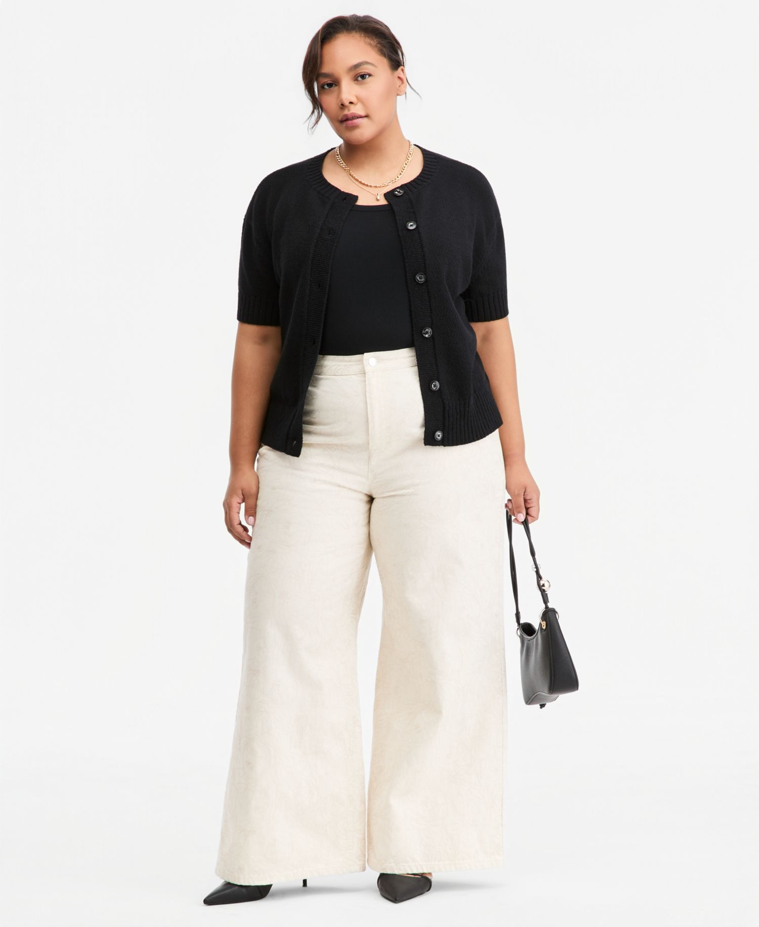 Trendy Plus Size Wide-Leg High-Rise Jeans, Macy's Exclusive