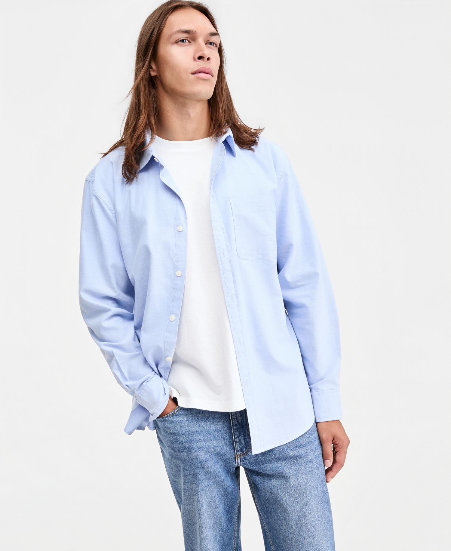 Men's Oxford Long-Sleeve Shirt