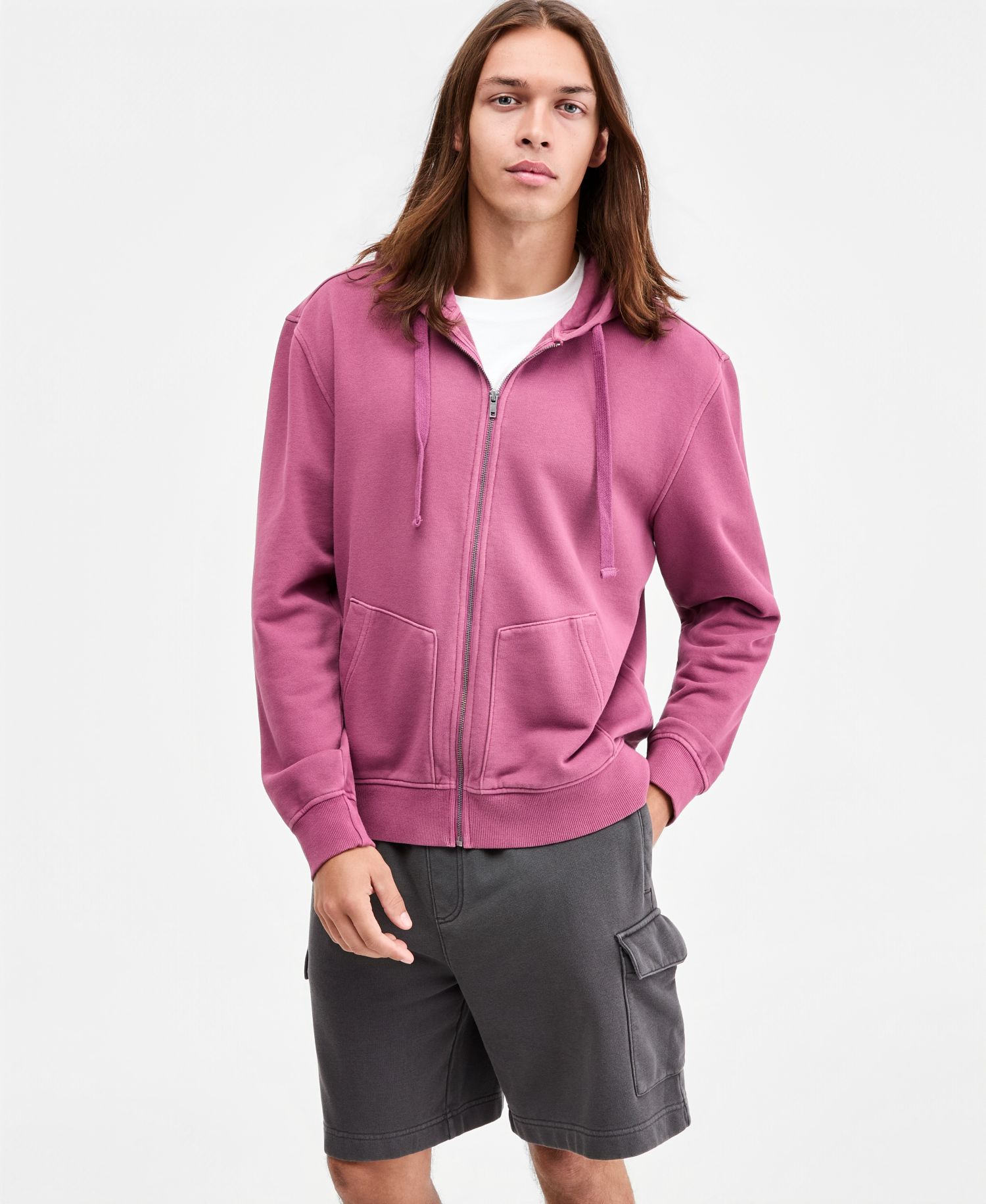 Men's Explore Graphic Zipper Hooded Sweatshirt