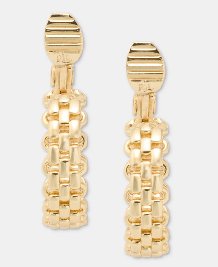 Lauren Ralph Lauren Small Rolo Chain Clip-On Hoop Earrings, 1.05"