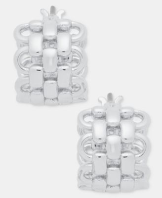 Gold-Tone 12mm Huggie Earrings