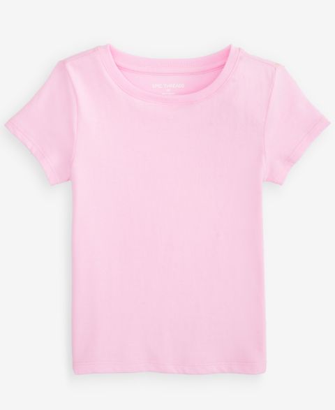 Футболка Epic Threads Core Crewneck T-Shirt для девочек-малышей, цвет: Bonbon