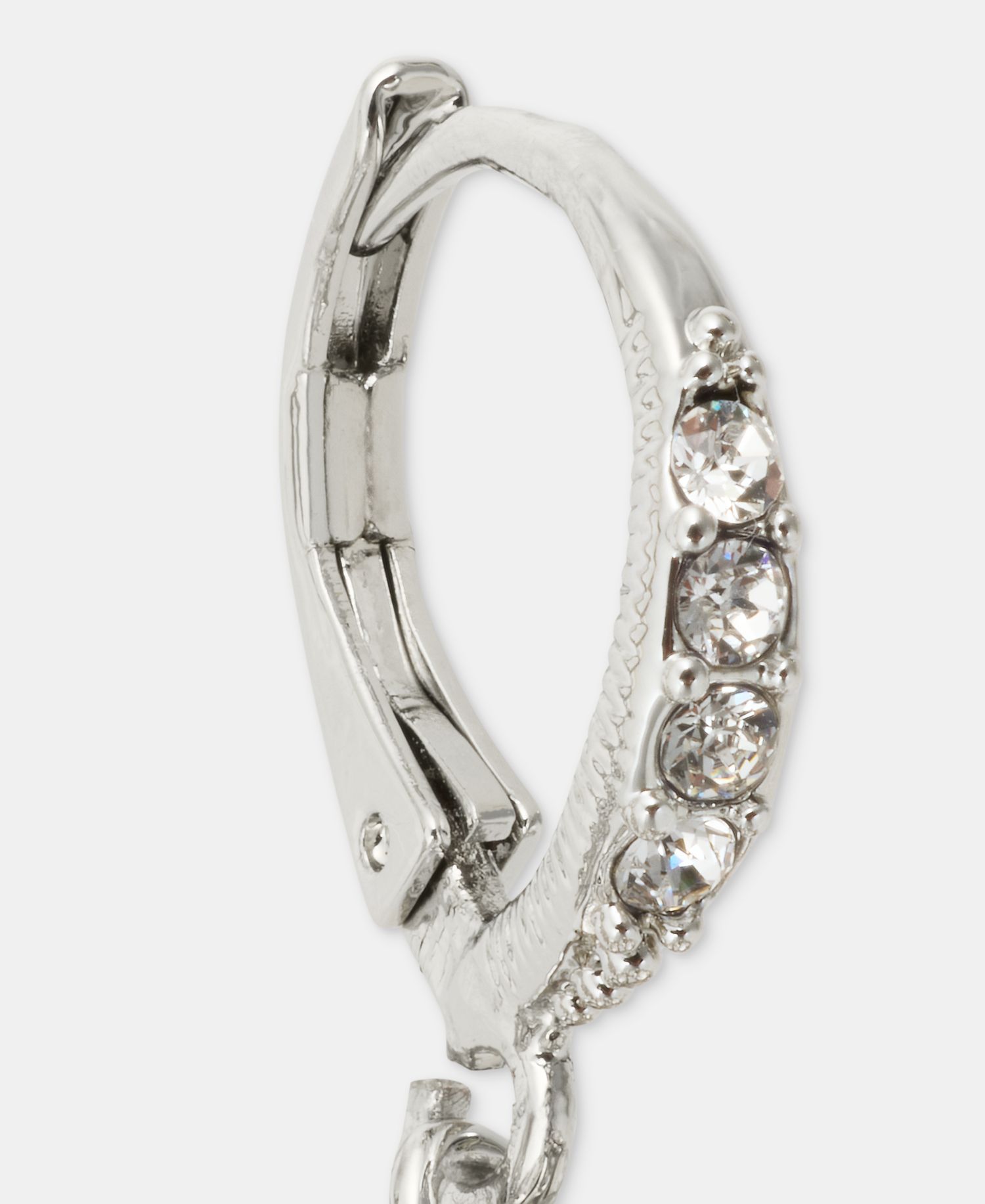 Pav&eacute; Cluster Drop Earrings