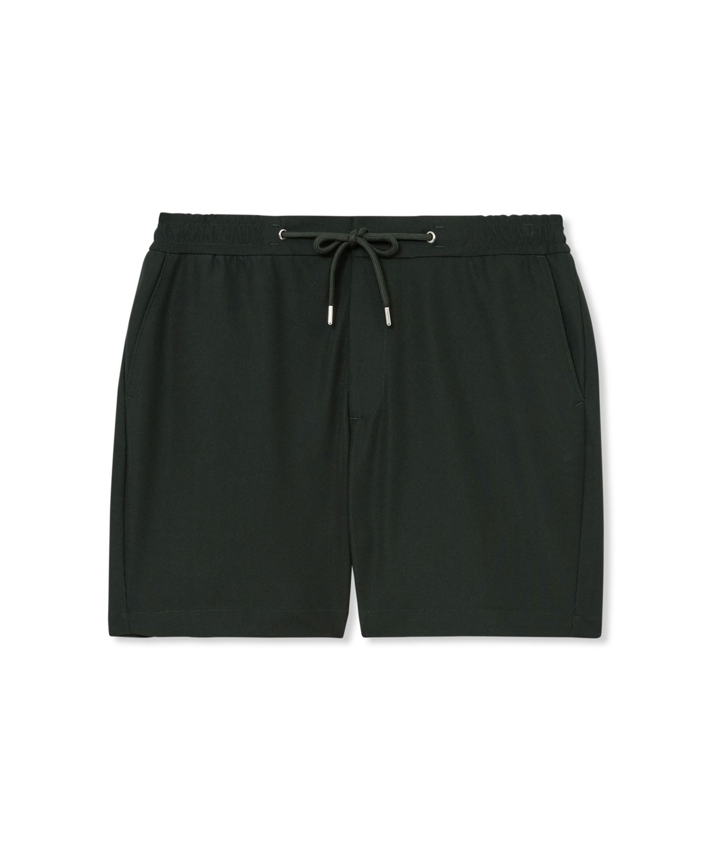 Мужские шорты REISS Newmark Textured Drawstring, цвет: Тёмный зелёный — фото 2