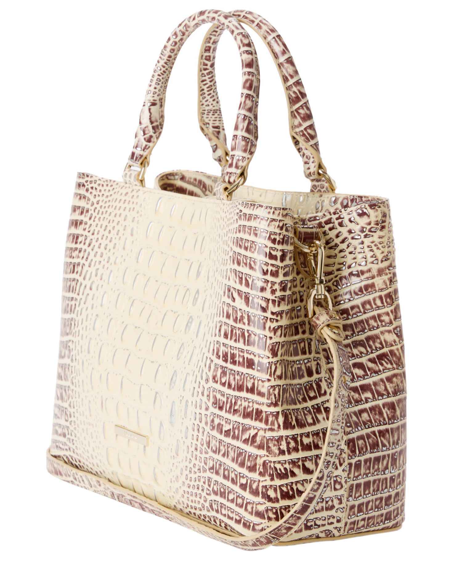 Denise Medium Leather Satchel Handbag
