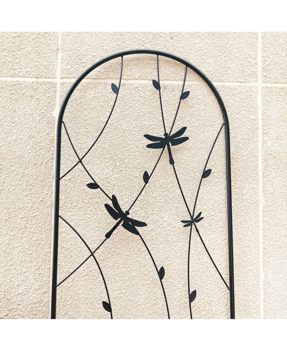 Clihome Metal Garden Trellis 71" x 19.7" Rustproof Trellis for Climbing Plants Outdoor Flower Support