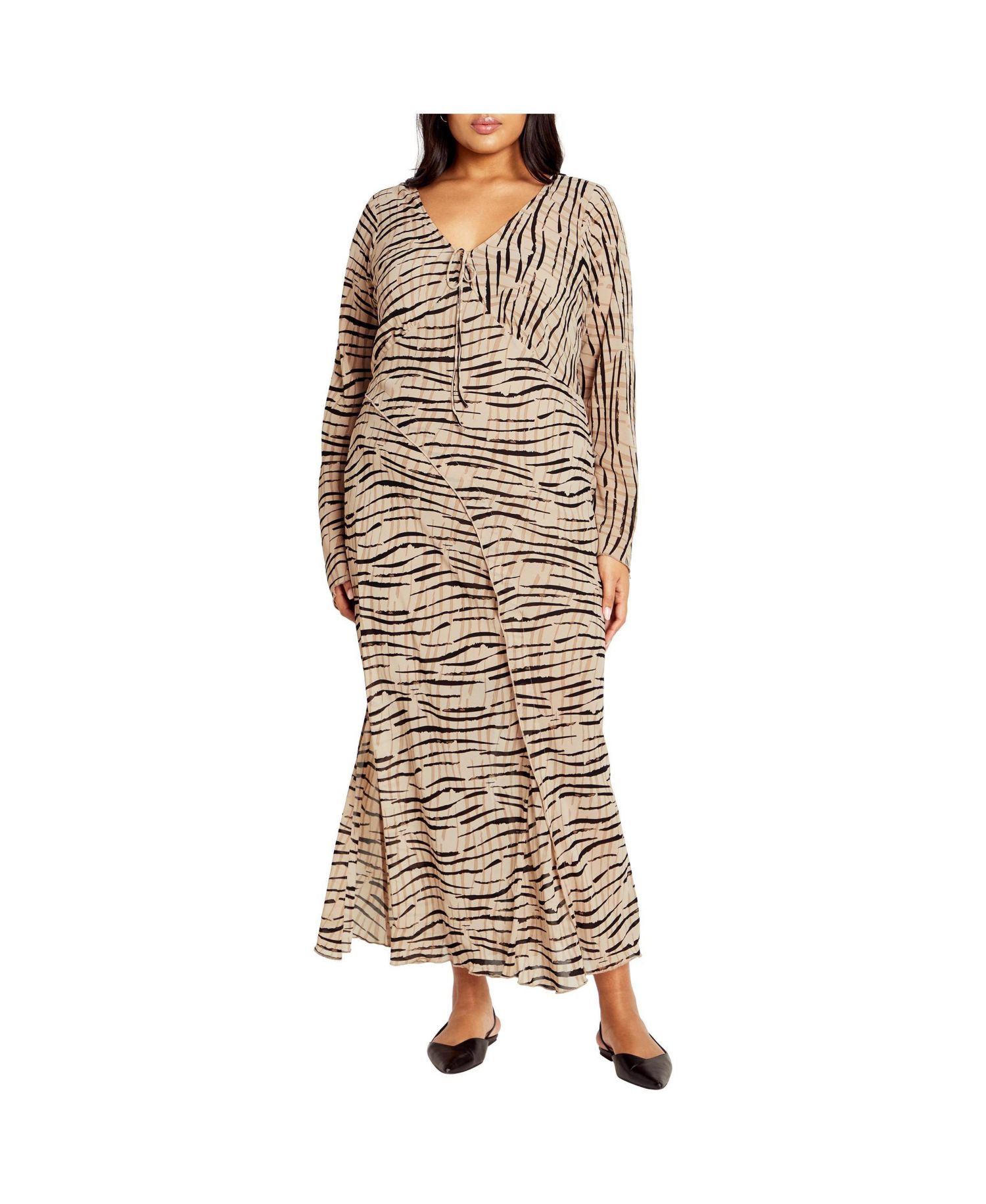 Plus Size Anthea Print Maxi Dress