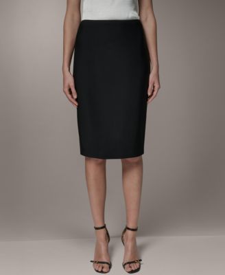 Donna Karan New York Petite Zipper Pencil Skirt - Black $119