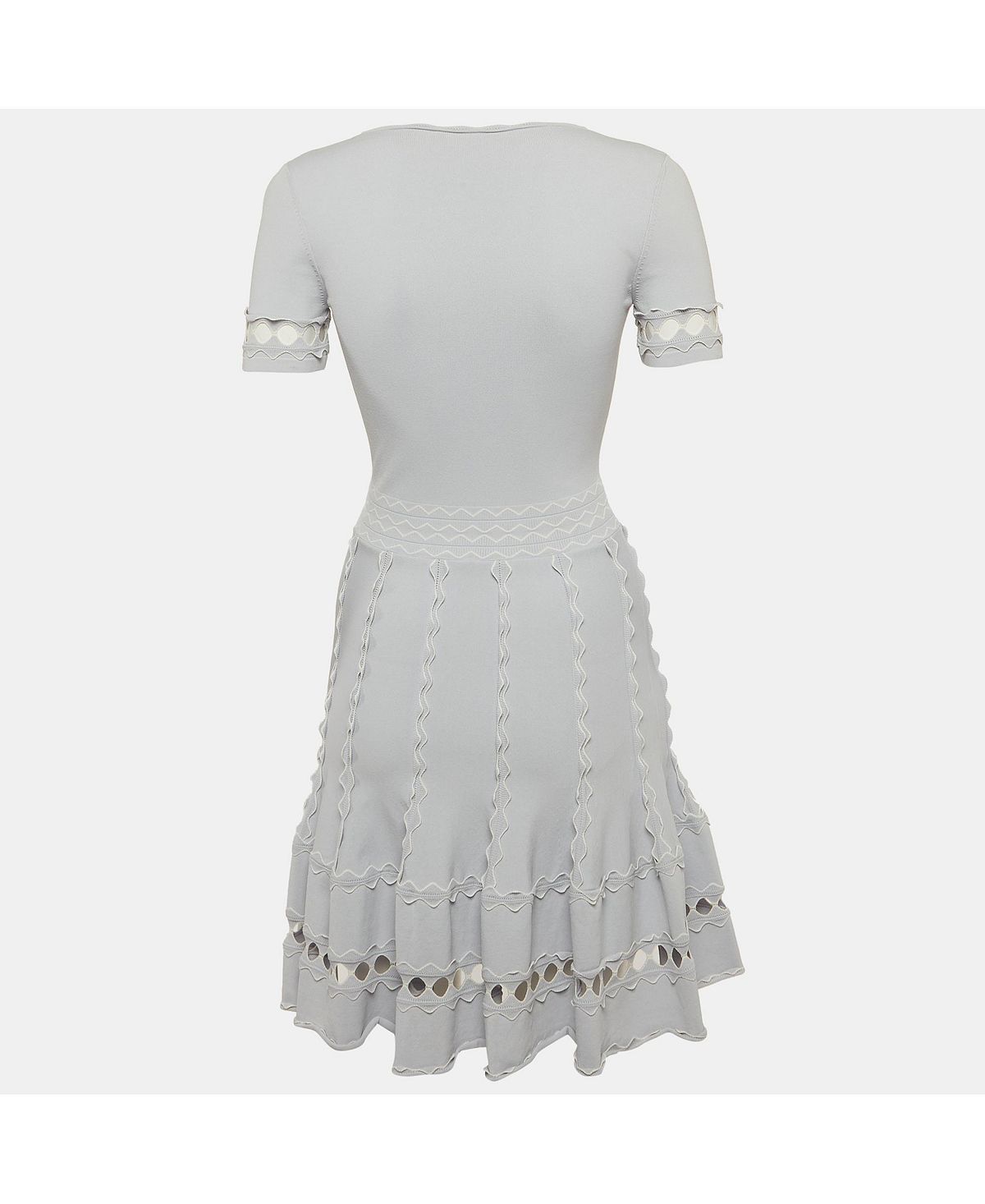 Pre-Owned Alexander Mcqueen Women's Stretch Knit Mini Dress view 2 — MAYCSS fashion products