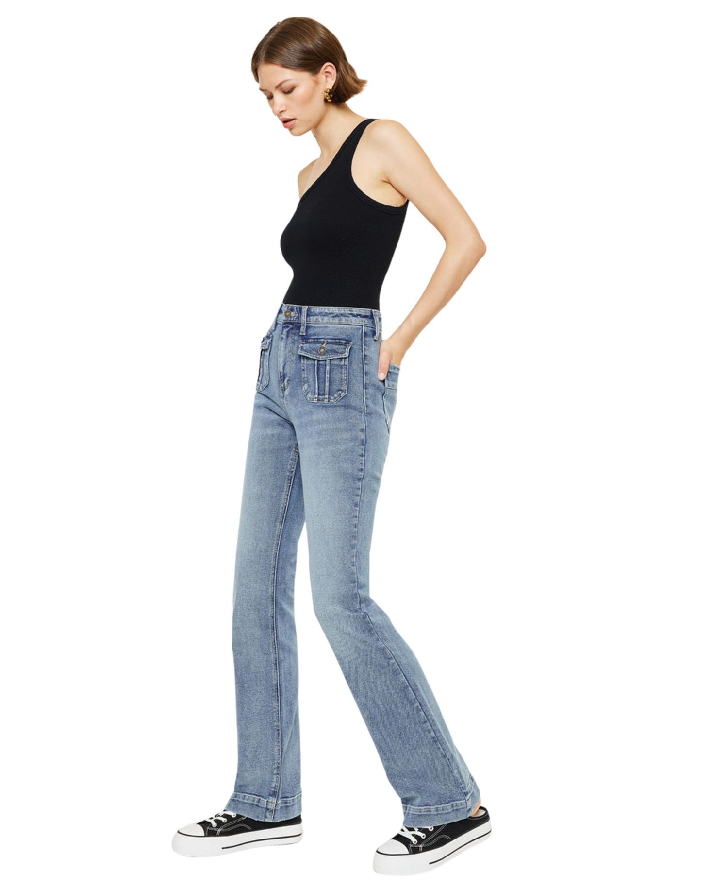 Women's Carrie High Rise Vintage Bootcut Jeans