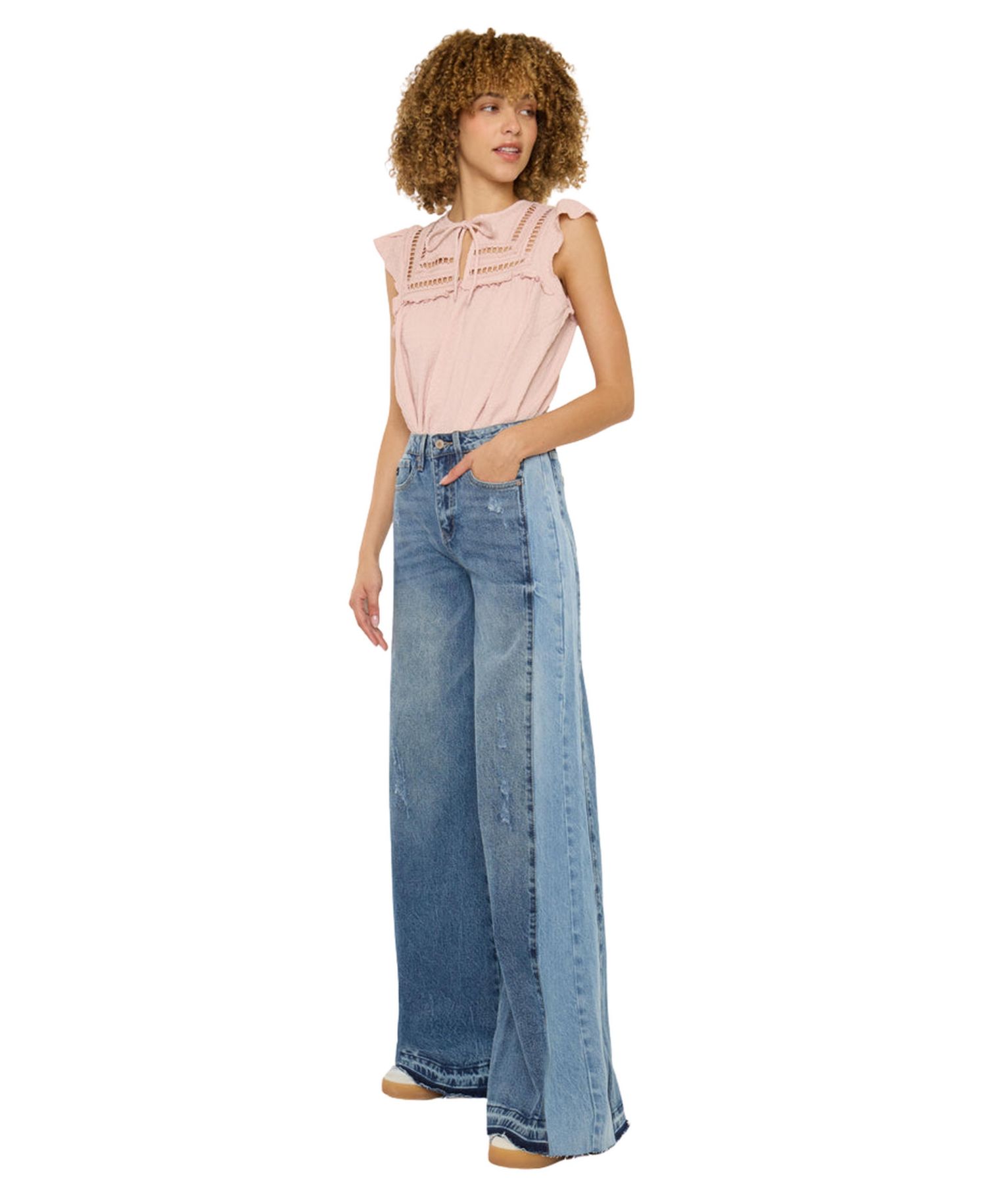 Women's Clover High Rise Wide Leg Jeans