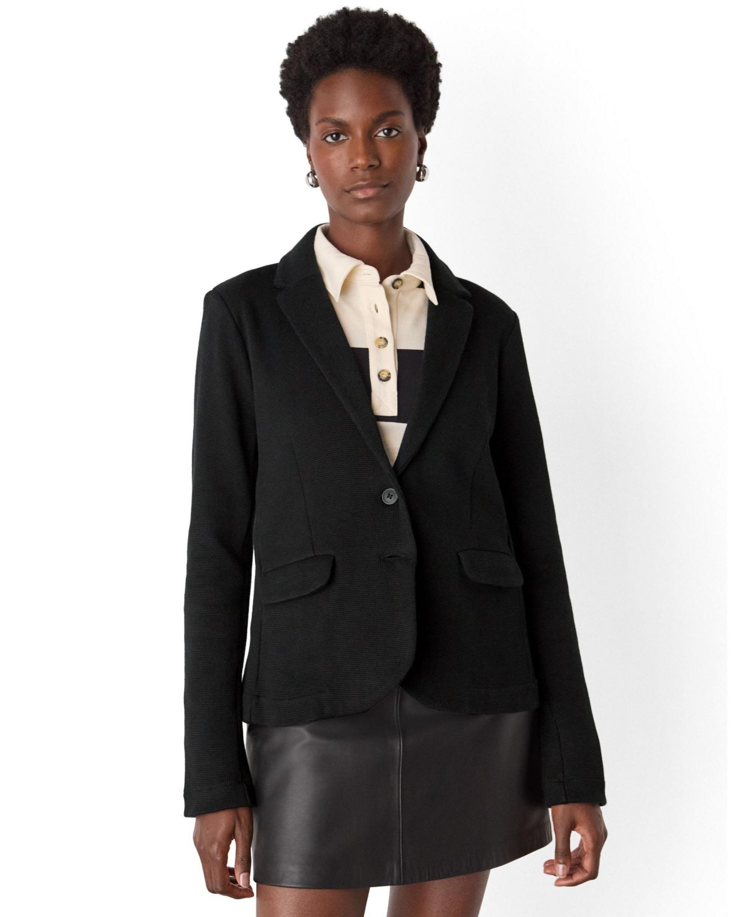 Women's Slim Jersey Blazer