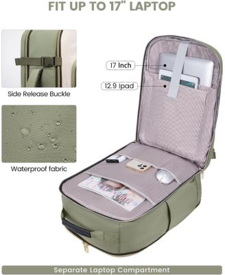 LOVEVOOK 40L Travel Backpack for Women and Men, Airline 