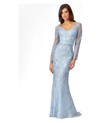 Women's Long Sleeve Lace Mermaid Gown
