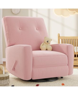 Recliner Chairs, Swivel Rocker Recline, Glider Recliner Nursery Chair, Recliner Chair for Adults, 360degree(s)Swivel Glider Rocking Chair