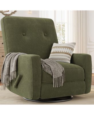 Recliner Chairs, Swivel Rocker Recline, Glider Recliner Nursery Chair, Recliner Chair for Adults, 360degree(s)Swivel Glider Rocking Chair