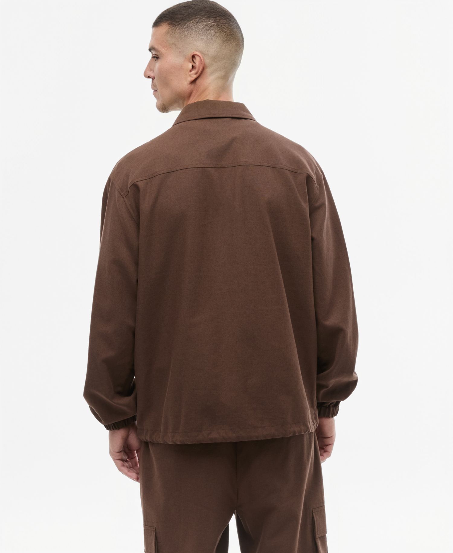Men's Relaxed-Fit Utility Overshirt