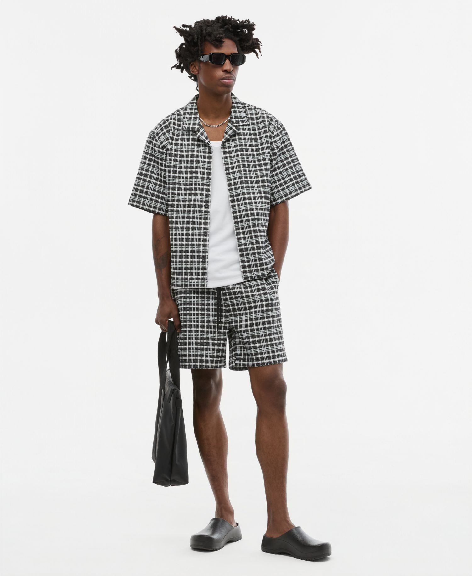 Men's Camp Collar Short-Sleeve Relaxed-Fit Shirt