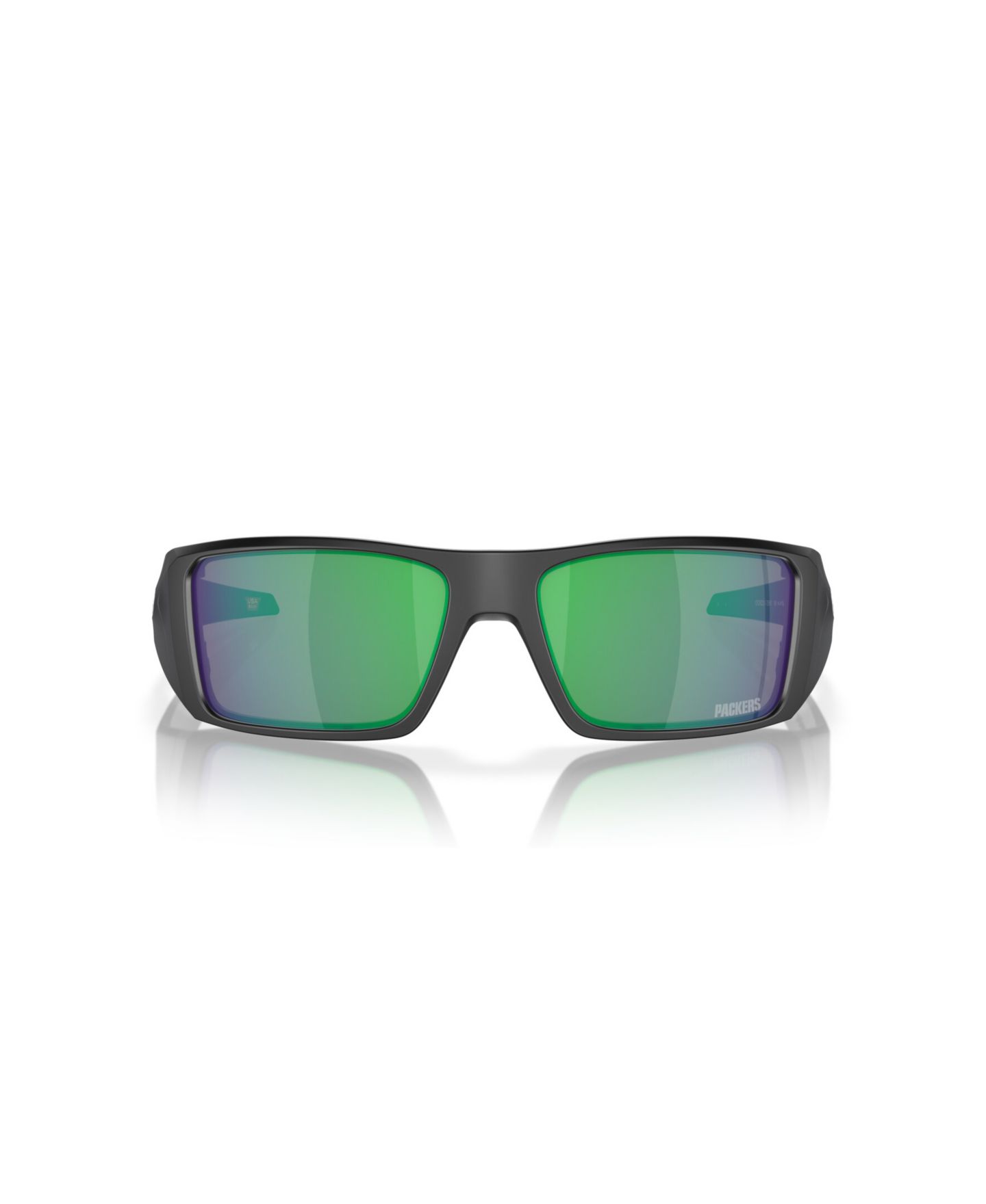 Мужские солнцезащитные очки Oakley Kansas City Chiefs Heliostat Rectangle Sunglasses, OO9231, цвет: Матовый чёрный — фото 2