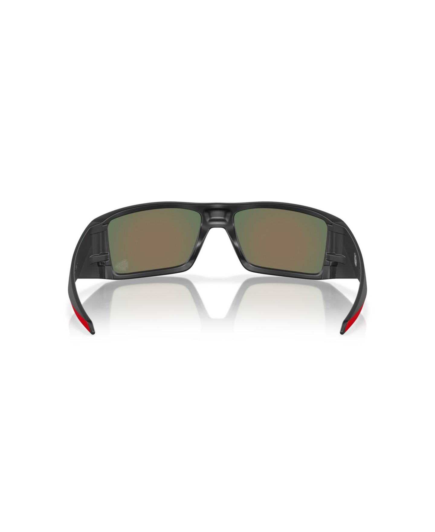 Мужские солнцезащитные очки Oakley Kansas City Chiefs Heliostat Rectangle Sunglasses, OO9231, цвет: Матовый чёрный — фото 11